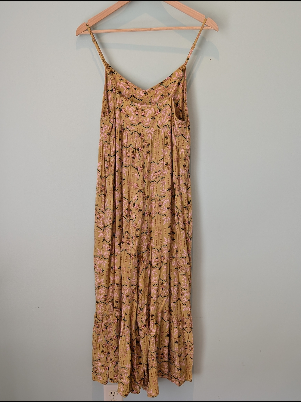 Natural life Dusty Rose Floral Wide Leg Romper Jumpsuit - Picture 2 of 4